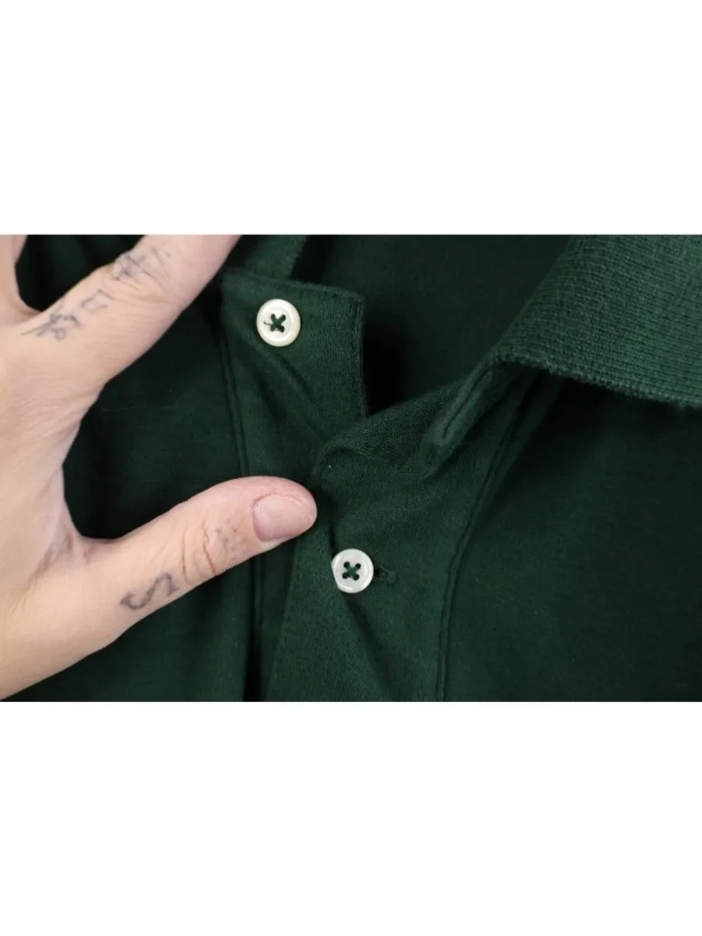 Vintage 90s Ralph Lauren Mens XL Soft Cotton Knit Long Sleeve Rugby Polo Green